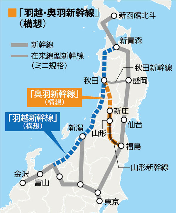 【鉄道】｢次の新幹線はどこに？｣熱を帯びる誘致合戦　四国はJRも前向き､山形はフル規格化狙う 	YouTube動画>11本 ->画像>22枚 