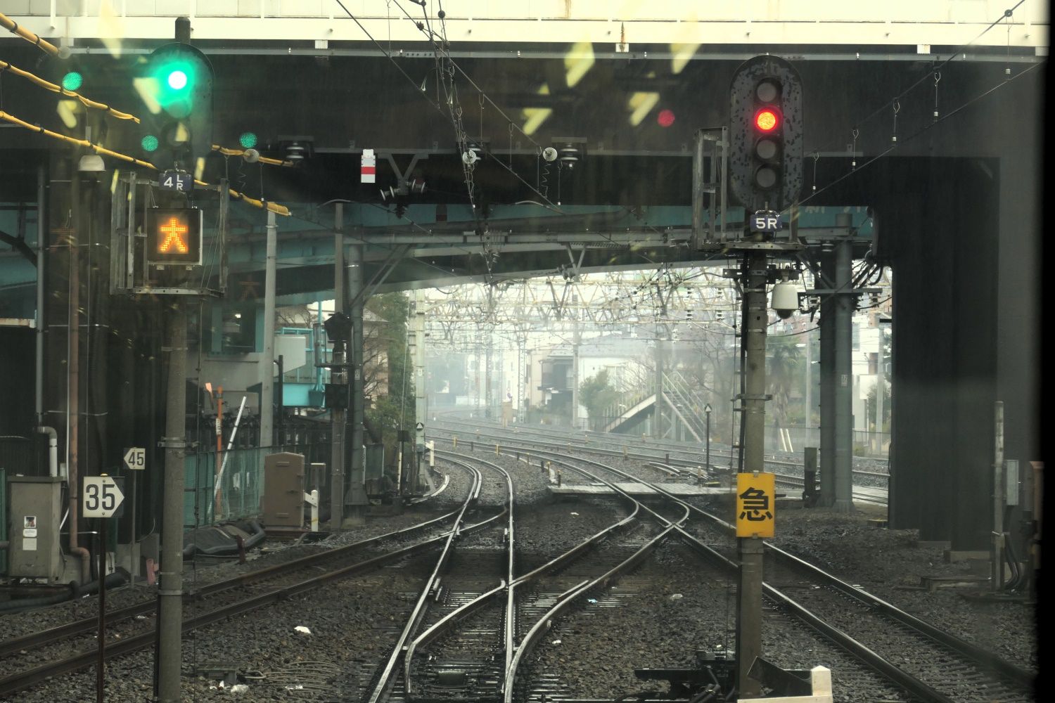 大師線列車の前面展望