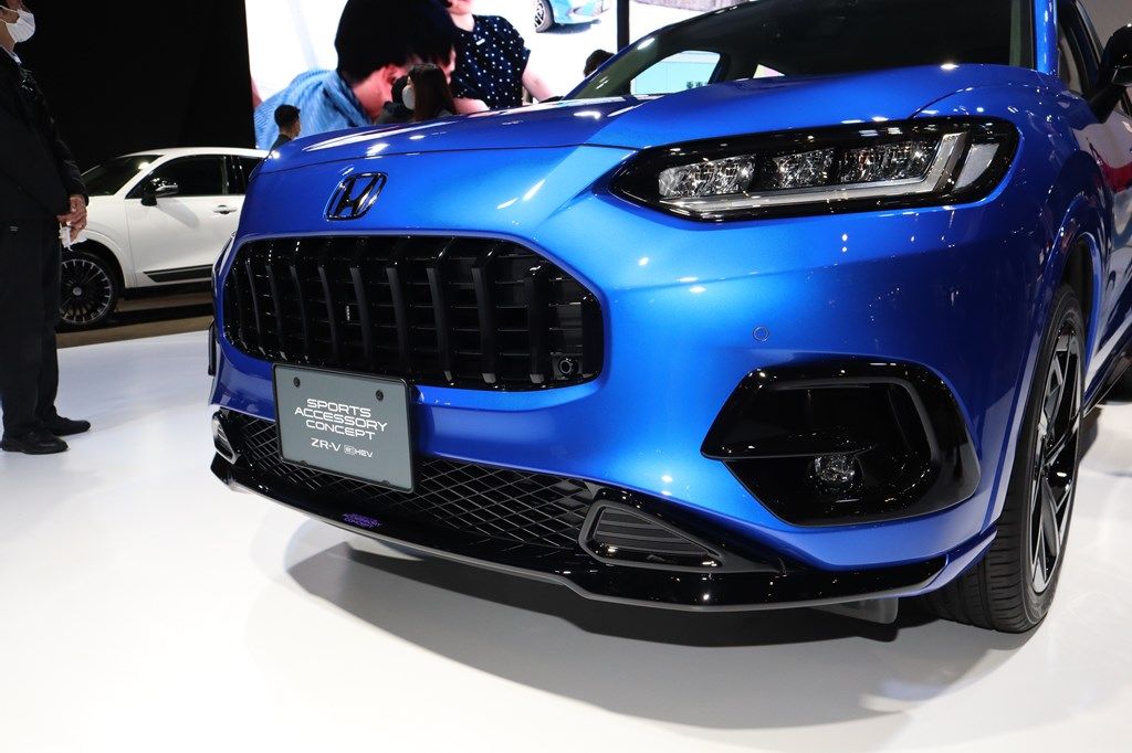 ホンダが展示したZR-Vのカスタマイズ仕様（筆者撮影）