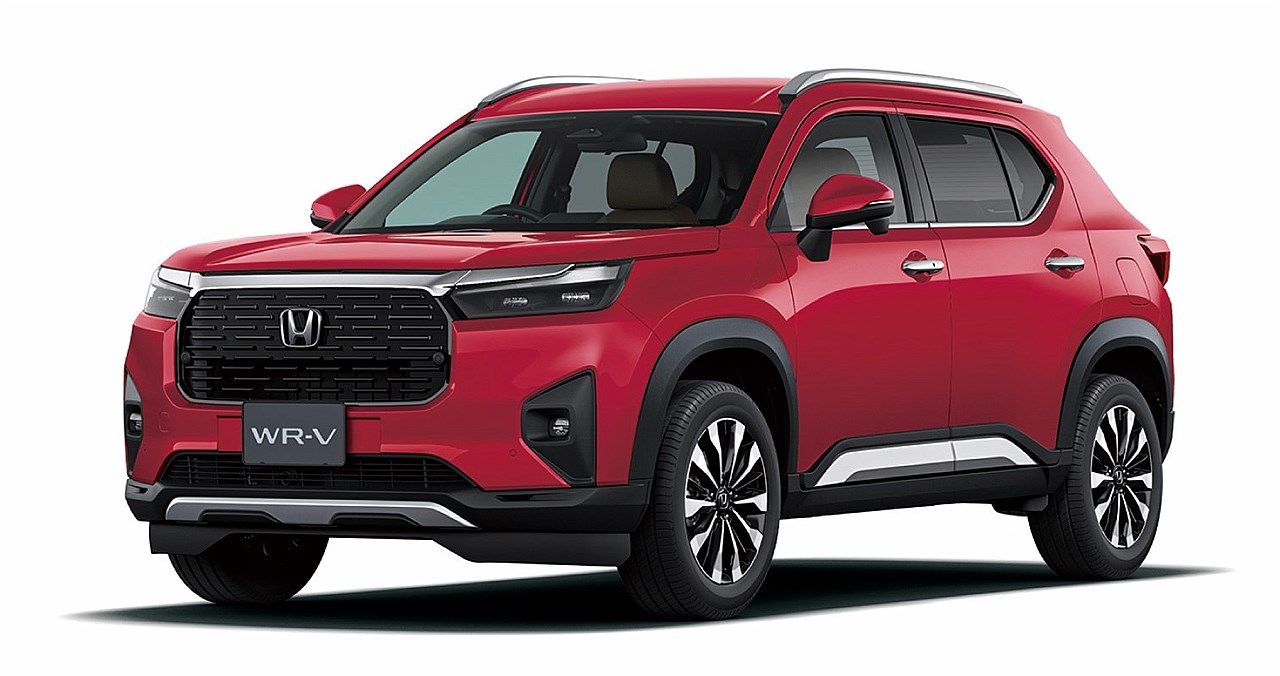 一部改良モデルのホンダ「WR-V」および特別仕様車ブラックスタイル（写真：本田技研工業）