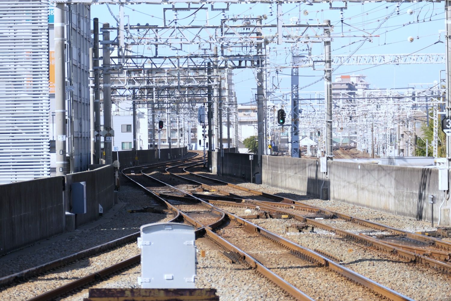 山陽明石駅の渡り線