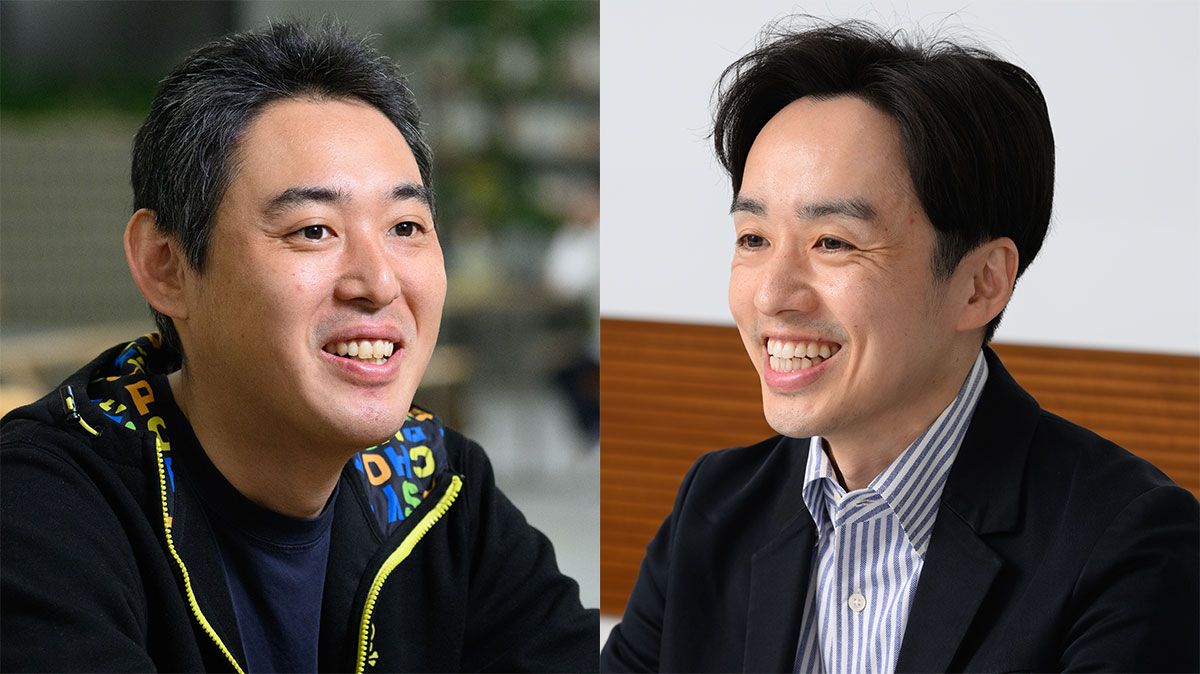 左からソニーの渡邊翔太氏と薊純一郎氏