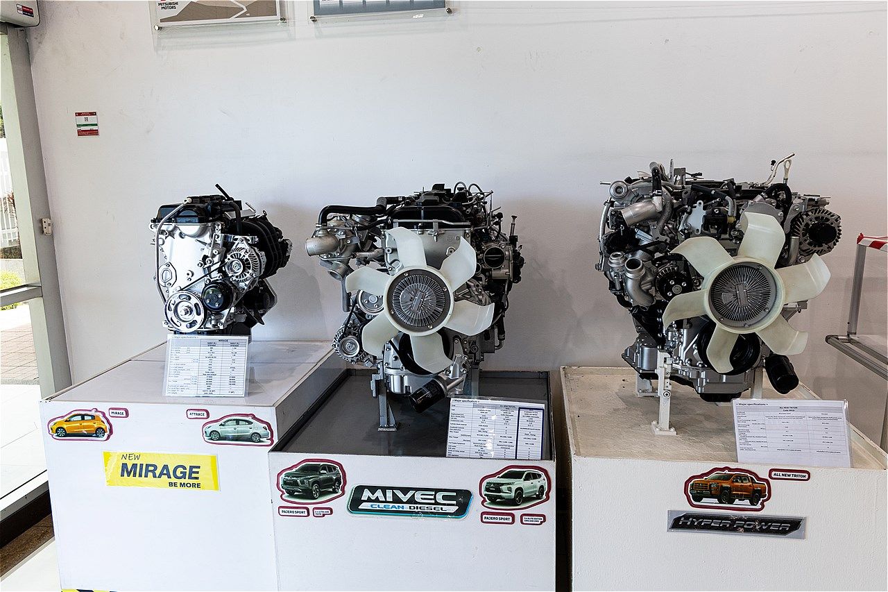 エクスフォースHEVなどの生産を行う、三菱のレムチャバン工場（筆者撮影）