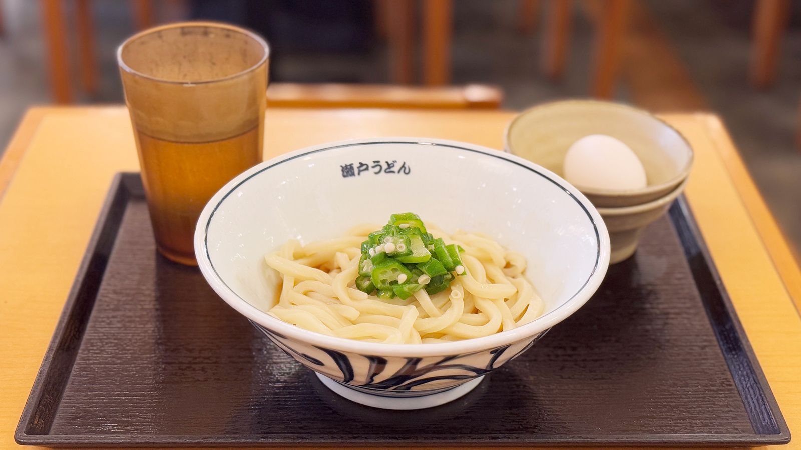 店内製造の自家製麺。瀬戸うどんのモーニングは240円より（筆者撮影）