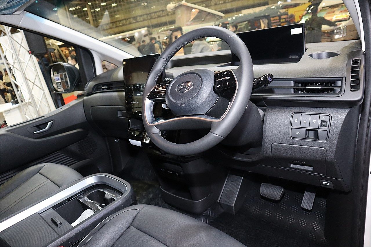 ホワイトハウスが展示していたヒョンデの商用BEV「ST1」（写真：筆者撮影）