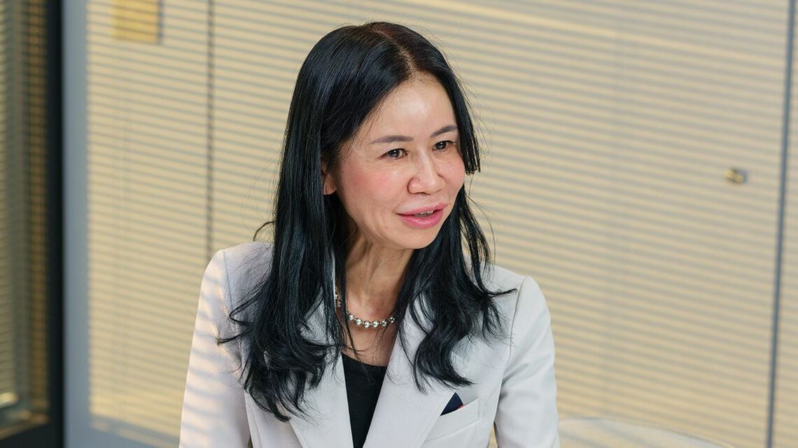 リクルートスタッフィング 東京営業統括部 執行役員 平本 早苗氏のインタビューカット