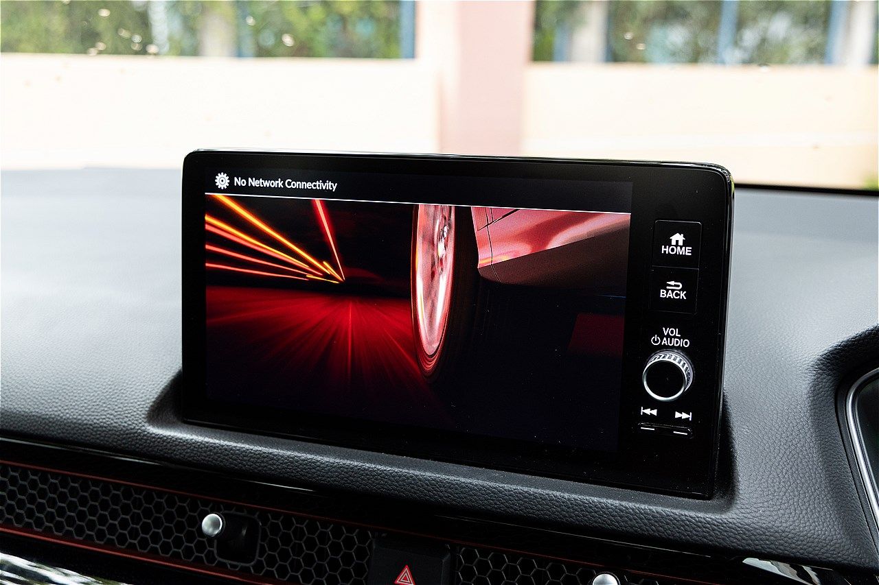 タイで試乗したホンダ「シビック e:HEV RS」（写真：筆者撮影）