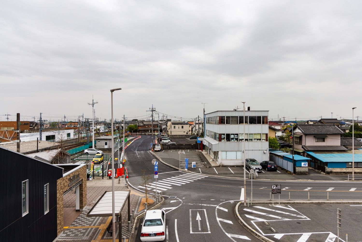 川俣駅の西口