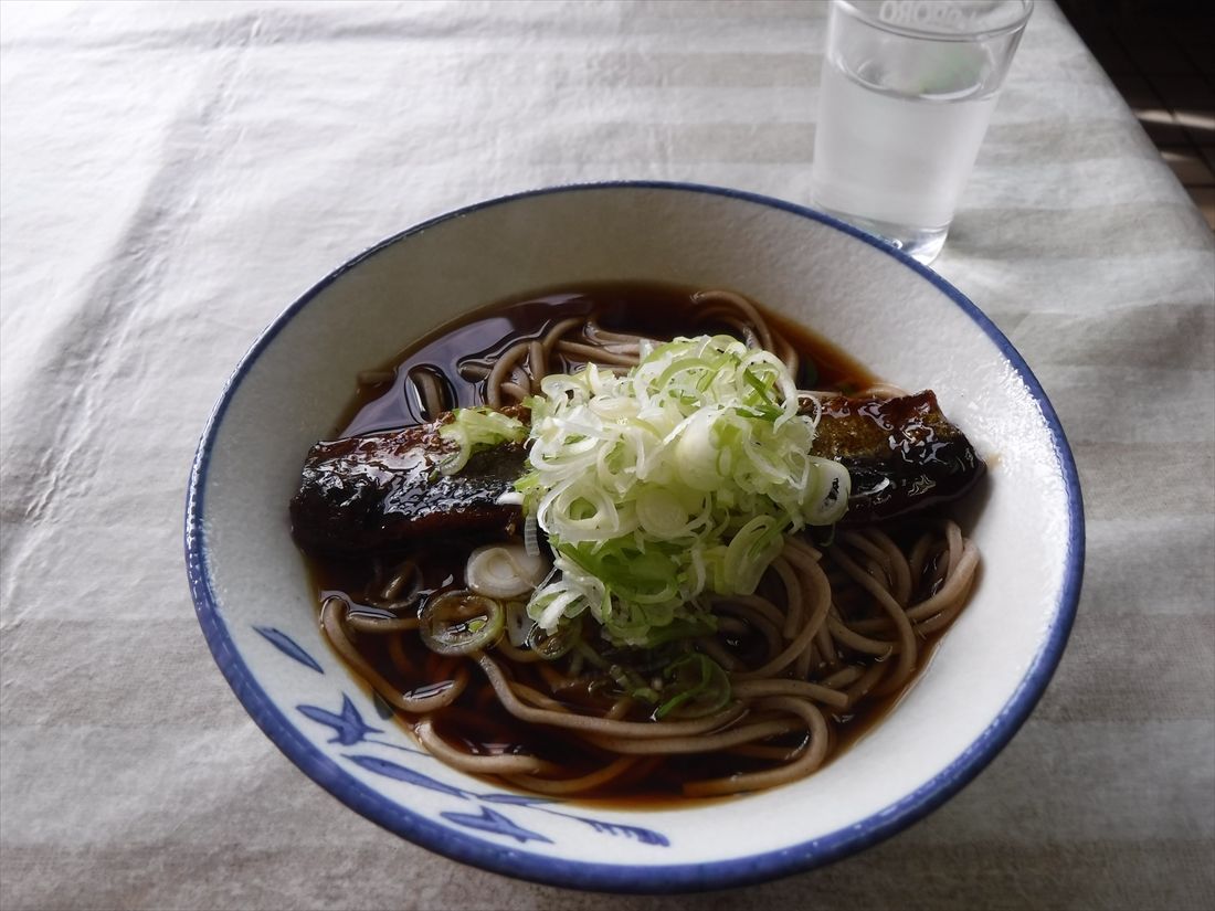 留萌駅の名物だったニシンそば（筆者撮影）