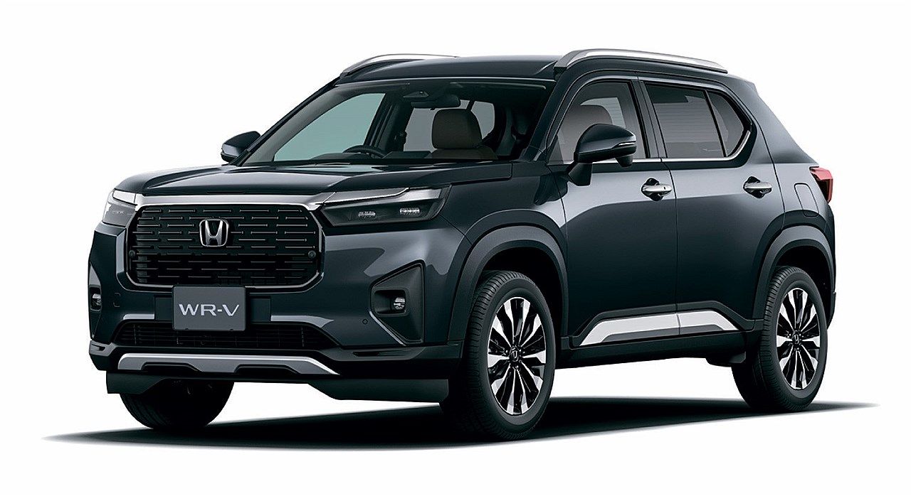一部改良モデルのホンダ「WR-V」および特別仕様車ブラックスタイル（写真：本田技研工業）