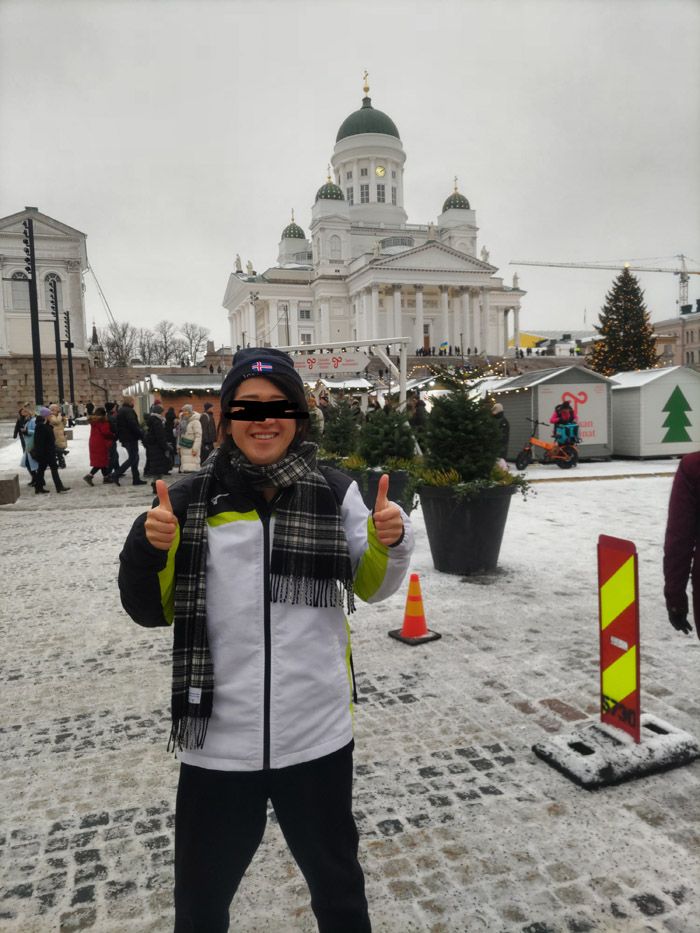 フィンランド×MIZUNO（筆者撮影）