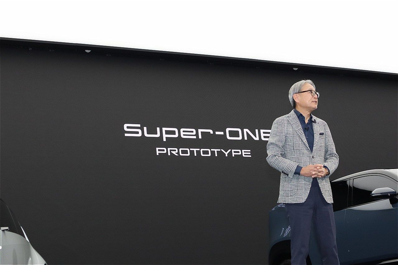 ホンダの取締役 代表執行役社長 三部 敏宏氏（筆者撮影）