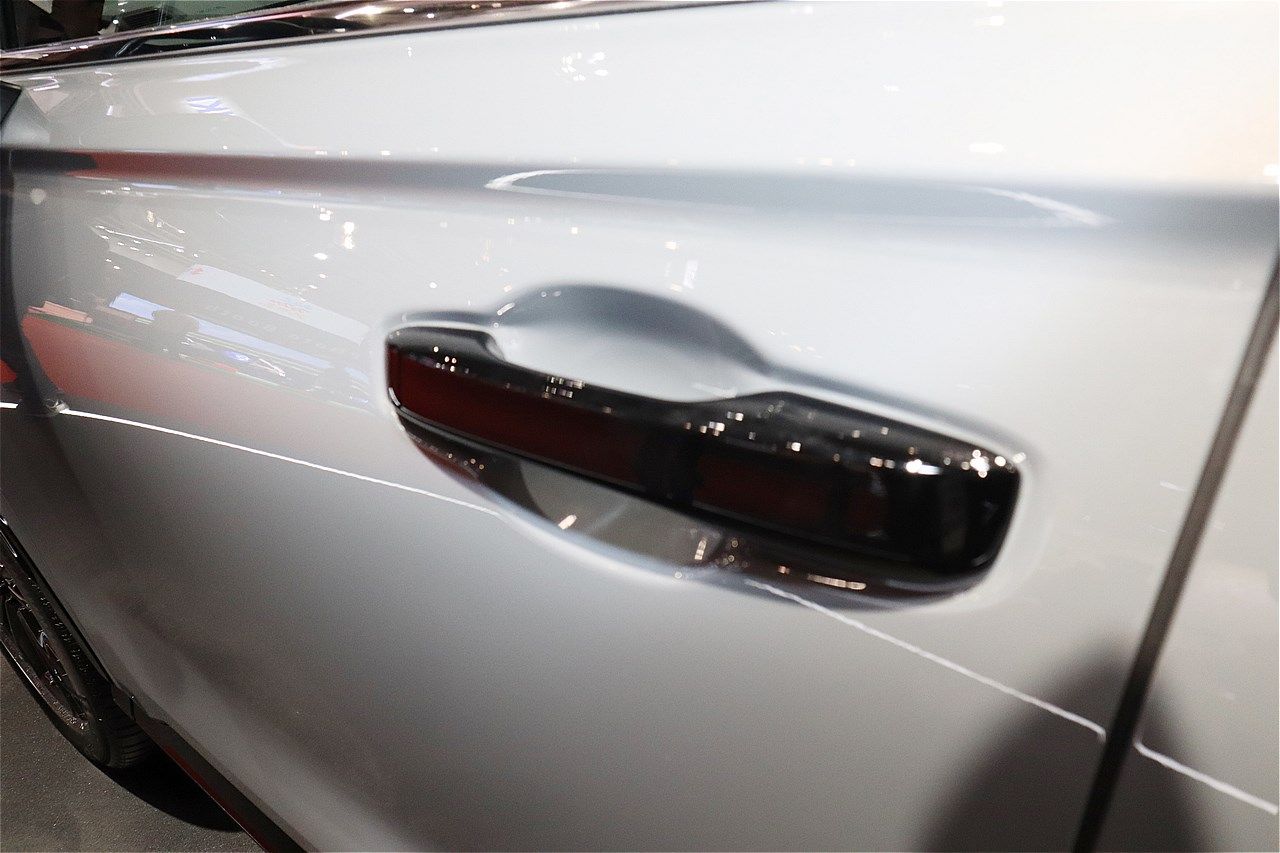 ジャパンモビリティショー2025に展示されたホンダの新型「CR-V e:HEV」（筆者撮影）