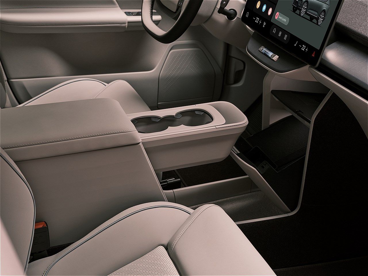 スウェーデン本社で2026年1月21日（現地時間）、世界初公開されたボルボの新型電動ミッドサイズSUV「EX60」（写真：ボルボ・カー・ジャパン）