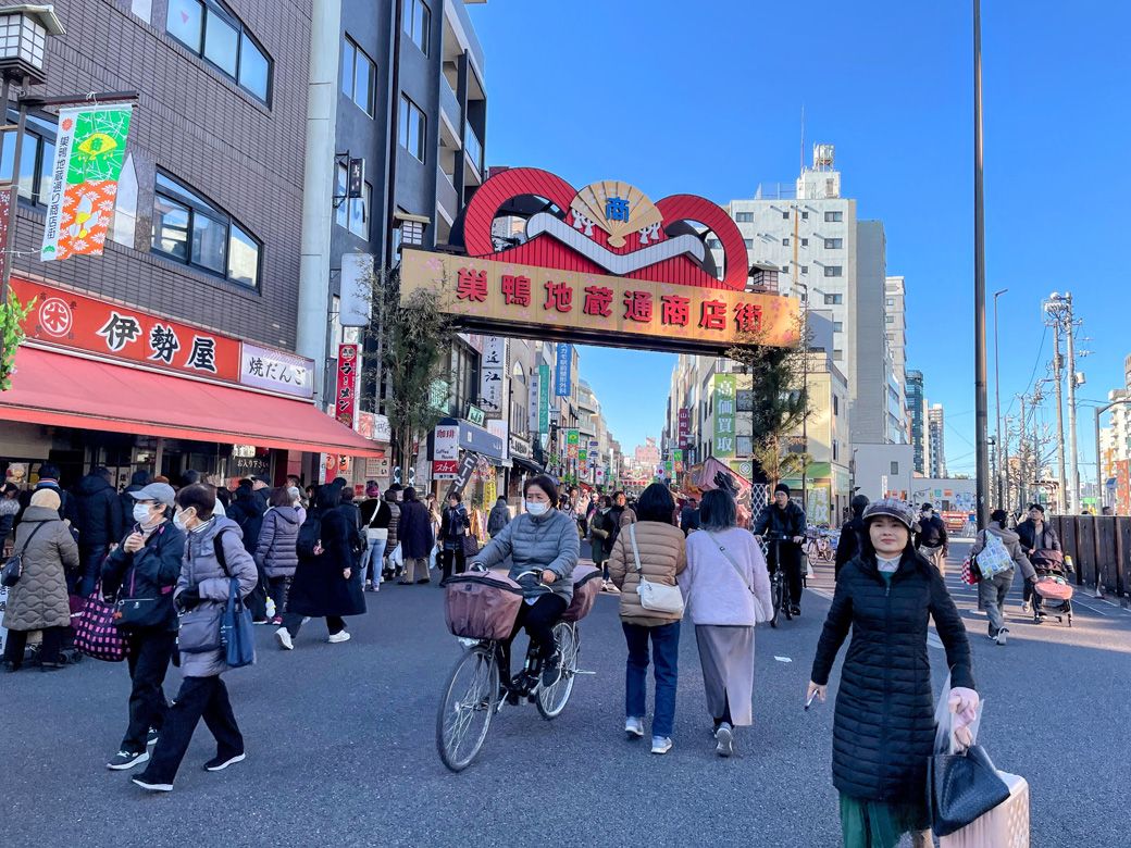 2026年1月4日の地蔵通り商店街（筆者撮影）