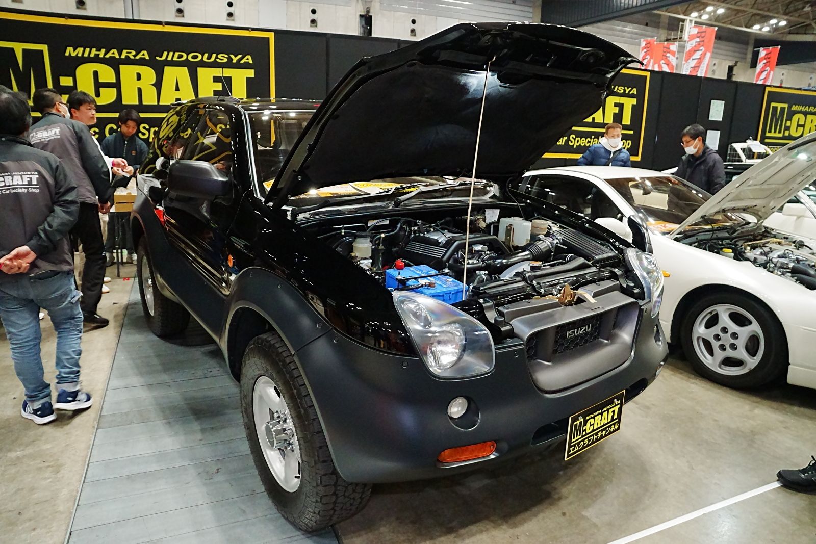 ミハラ自動車がフルレストアしたいすゞ「ビークロス」（写真：筆者撮影）