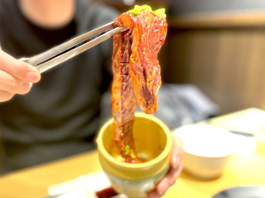 2回リピートした「23㎝壺漬けドラゴンハラミ」（写真：筆者撮影）