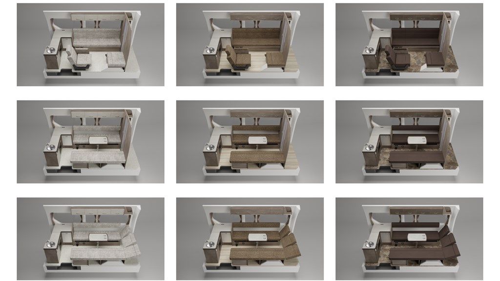 日産キャラバンをベースにしたレクビィの新型キャンピングカー「レクビィ プラスリビン」（写真：レクビィ）