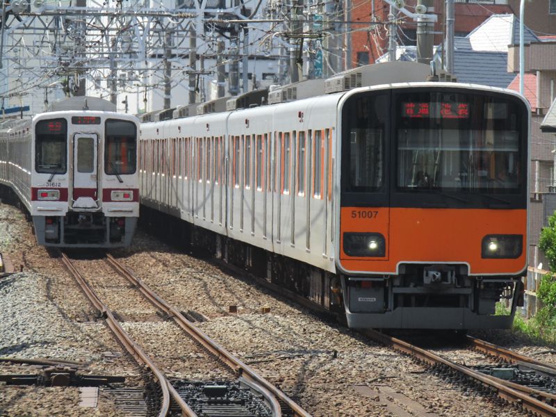 東武東上線50000系（筆者撮影）