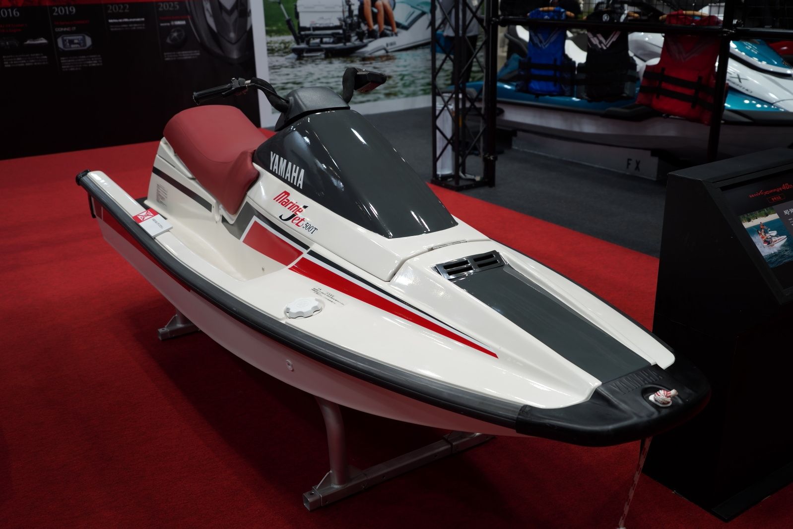 ヤマハ発動機のジャパンインターナショナルボートショー2026での展示内容（写真：筆者撮影）