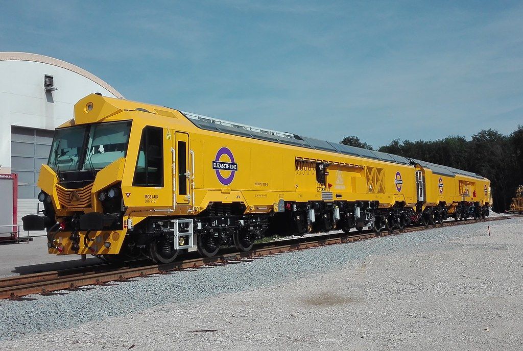 エリザベス線の保線用車両（写真： (c) Transport for London）