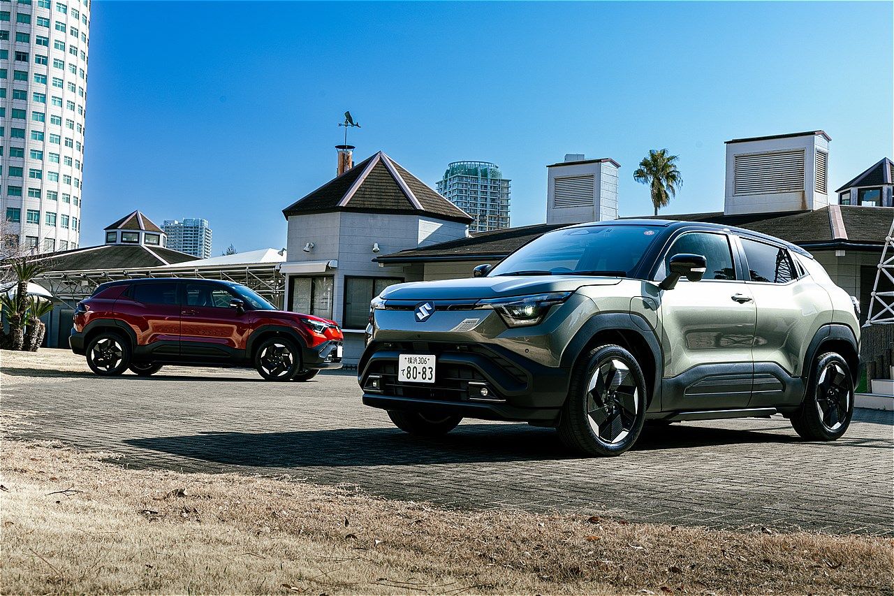 スズキの新型BEV「eビターラ」（写真：三木 宏章）