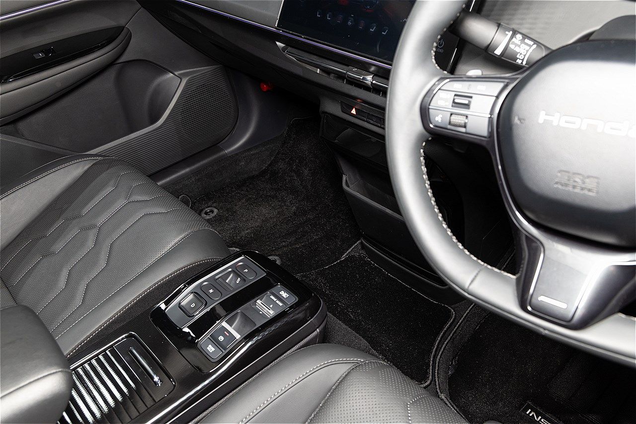 ホンダが2026年春発売を予定している新型BEV「インサイト」（写真：三木 宏章）