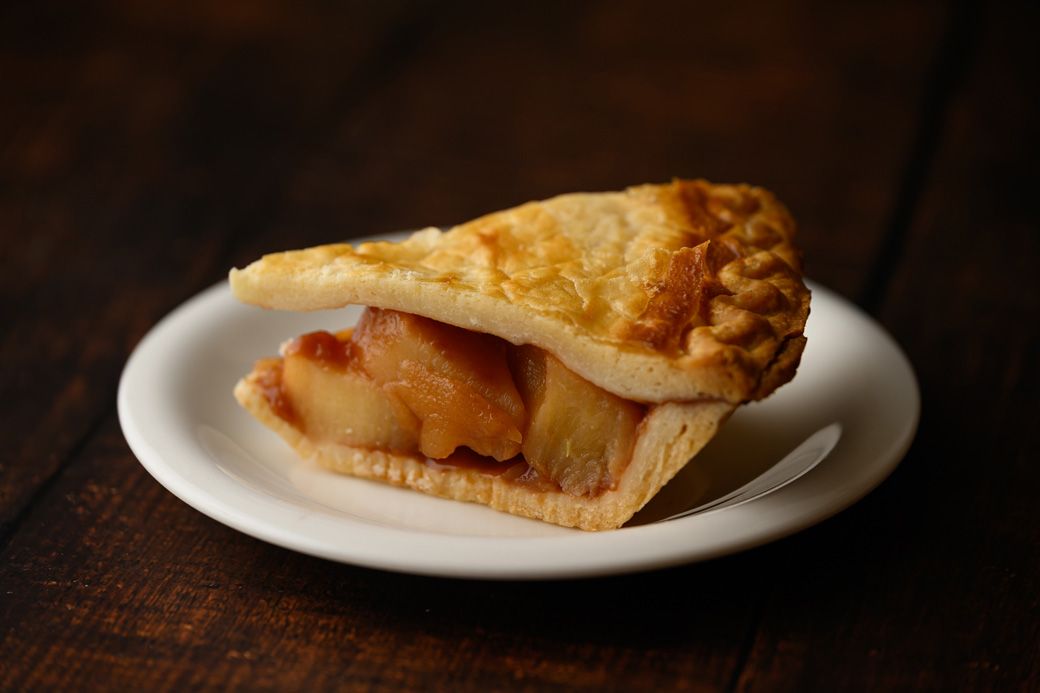 「アンナミラーズ」のアップルパイ（筆者撮影）