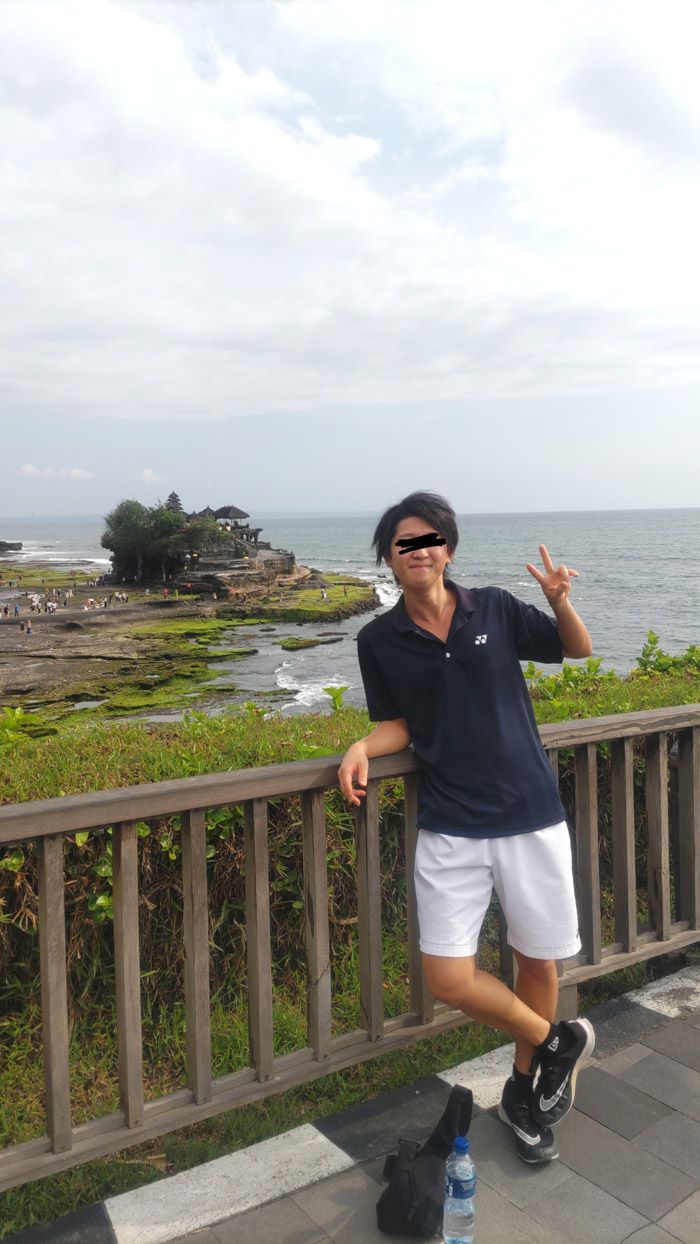 インドネシアのバリ島×YONEX（筆者撮影）