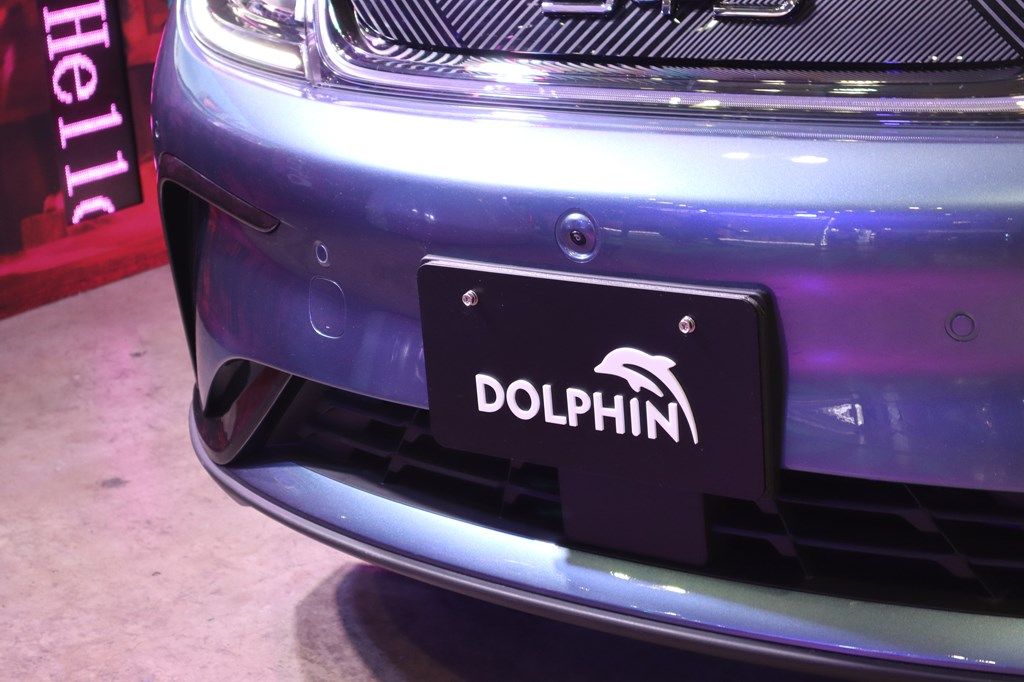 東京オートサロンに展示されていたBYDのDOLPHIN（筆者撮影）