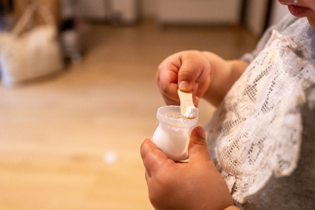 筆者の娘もひと口食べて「おいしい！」と笑顔に（写真：筆者撮影）