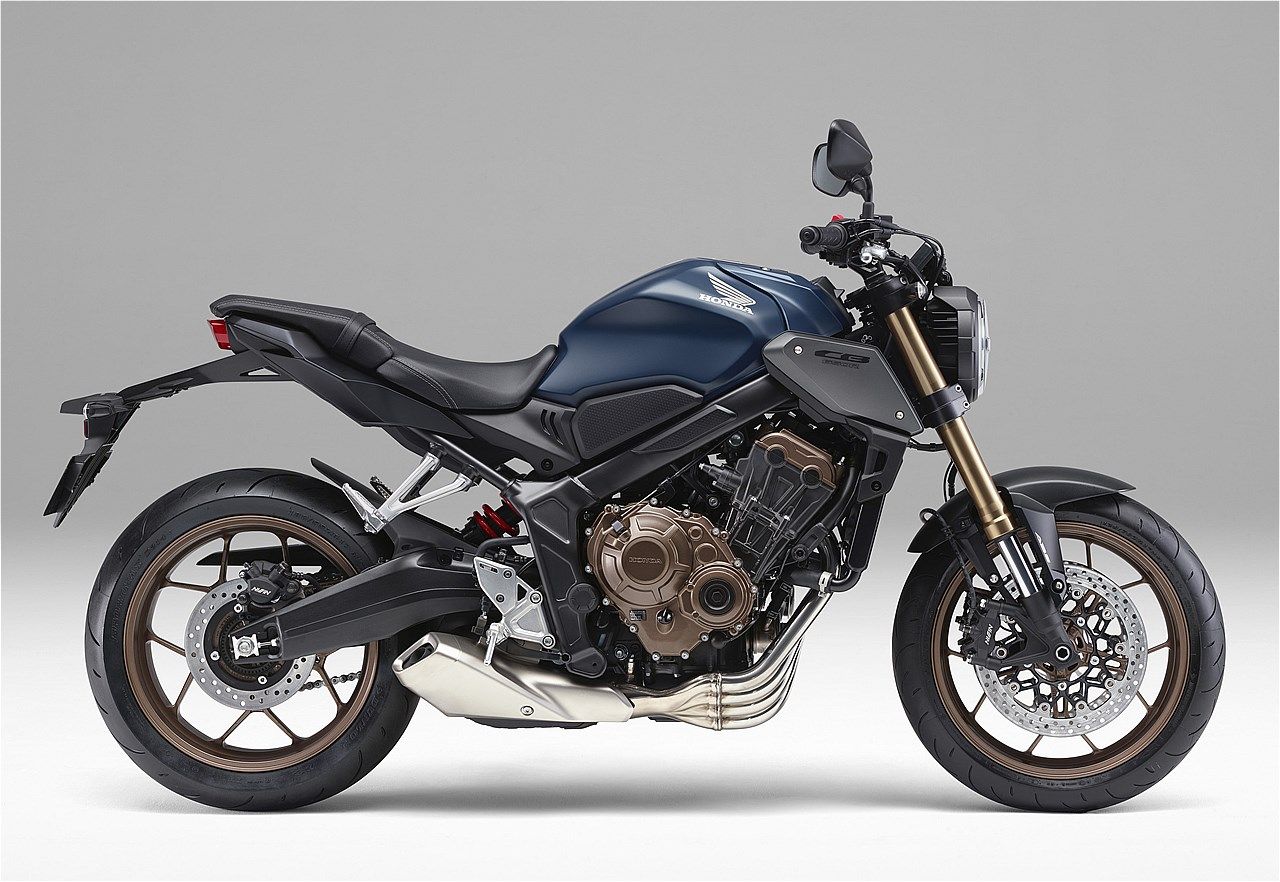 2023年モデルのCB650R（写真：本田技研工業）
