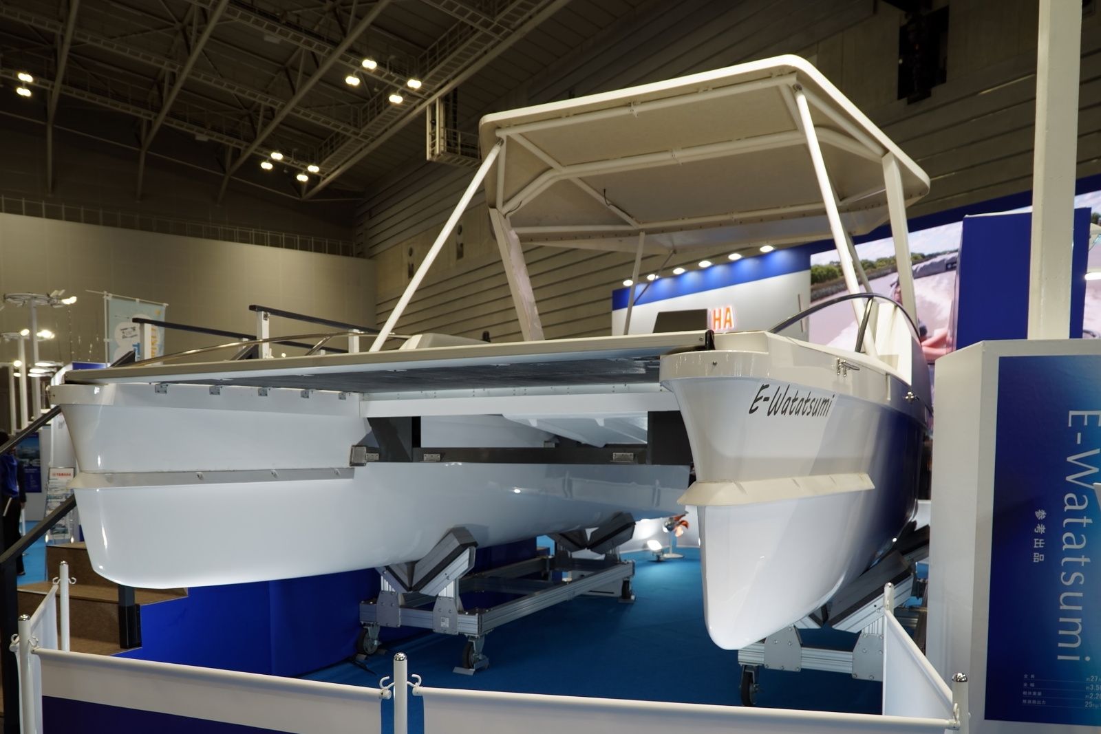 ヤマハ発動機のジャパンインターナショナルボートショー2026での展示内容（写真：筆者撮影）
