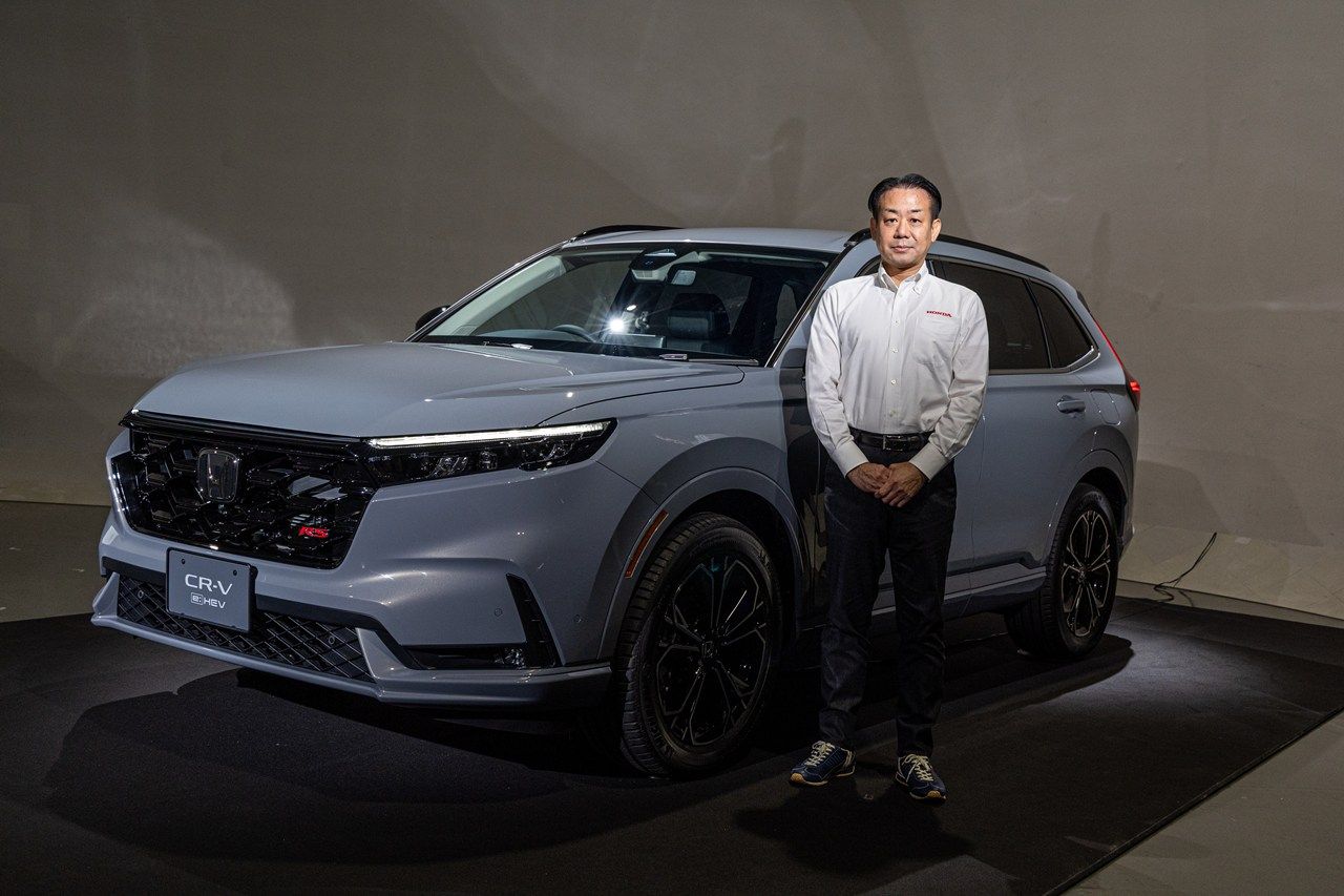 ホンダ新型「CR-V e:HEV」（写真：三木 宏章）