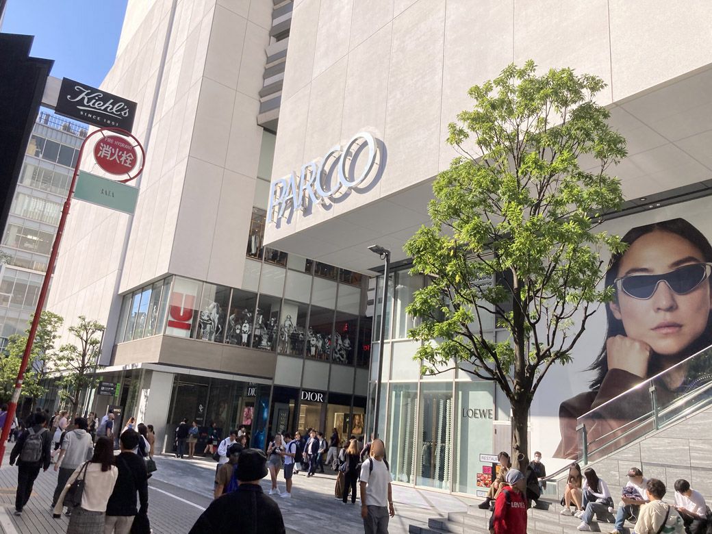 渋谷カルチャーの中心として知られる渋谷PARCO。建て替えを経て、2019年にリニューアルオープンした（筆者撮影）