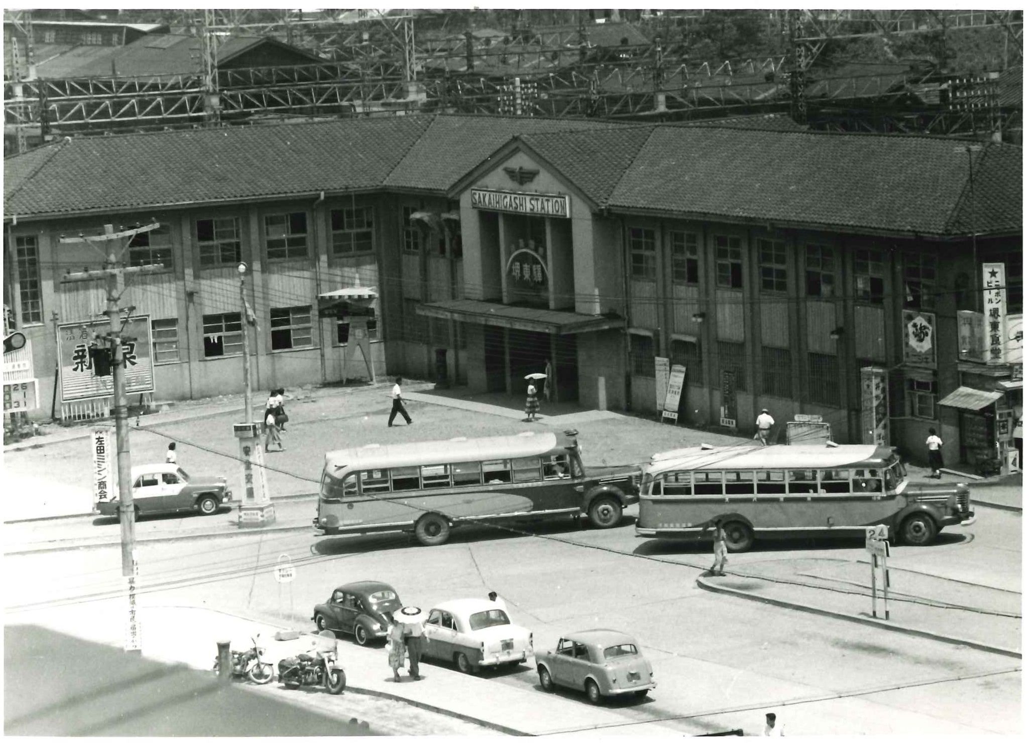 1955年頃の堺東駅（写真：南海電鉄）