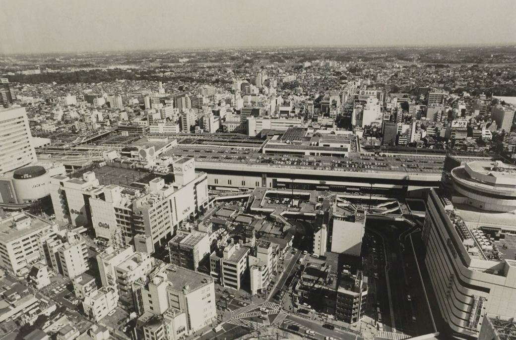 再開発すすむ大宮駅西口（写真：1989年02月14日、高橋孫一郎撮影）