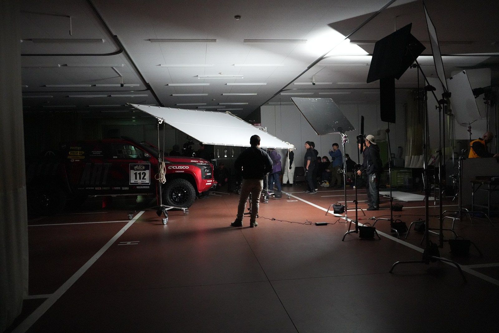 「冒険する人が好きだ」のメイキング（写真：三菱自動車工業）