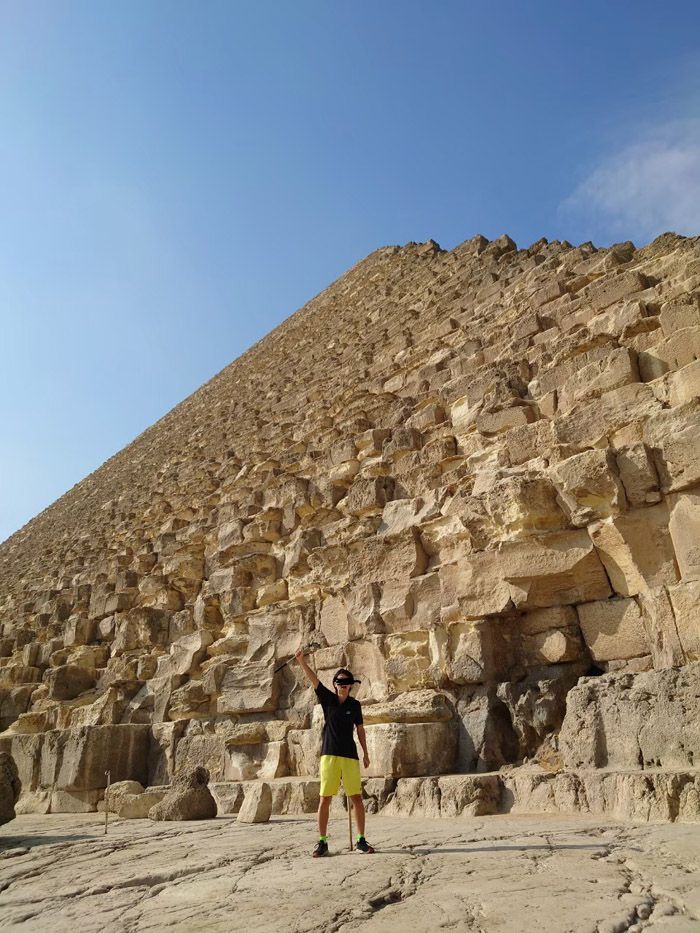 ピラミッド×YONEX（筆者撮影）