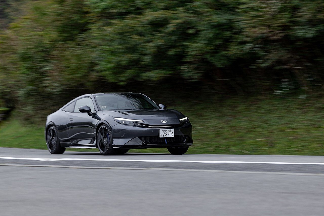 ホンダの新型「プレリュード」（写真：三木 宏章）