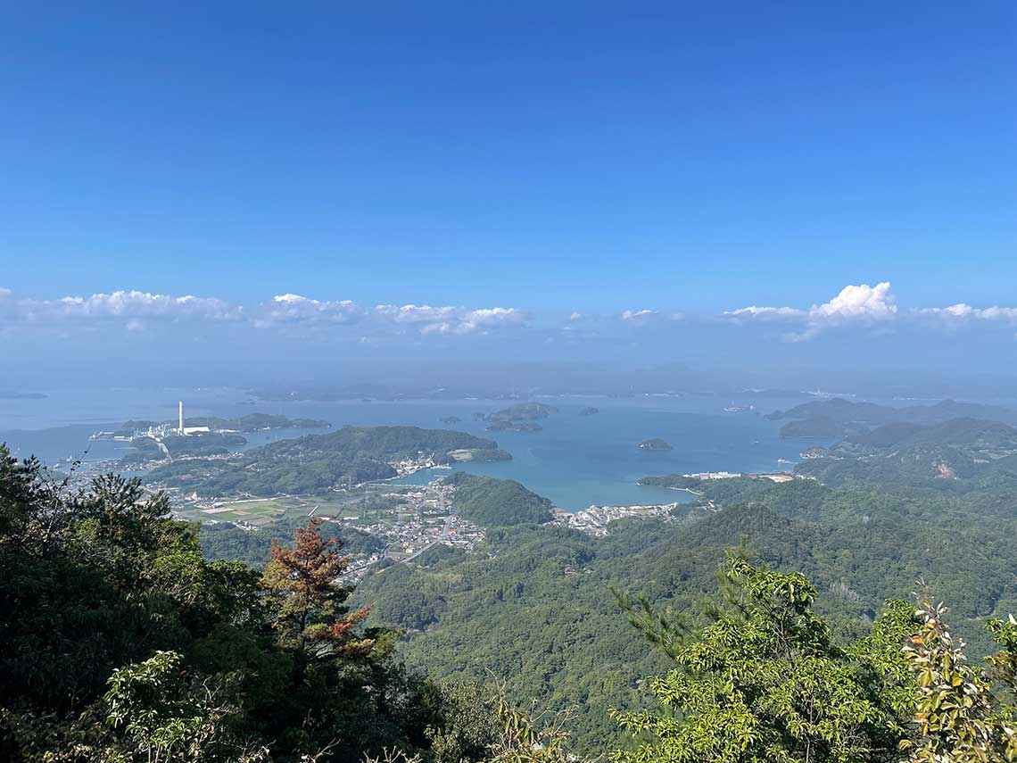 神峰山からの景色