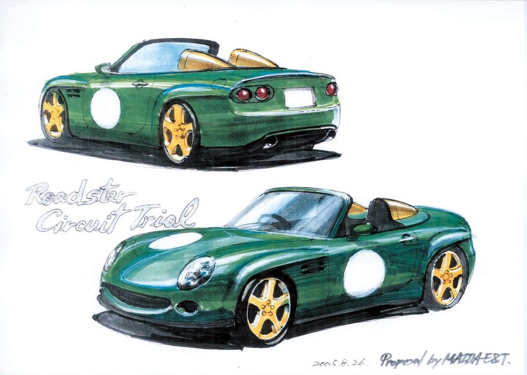 マツダの3代目「ロードスター（NC1）」（写真：マツダ）