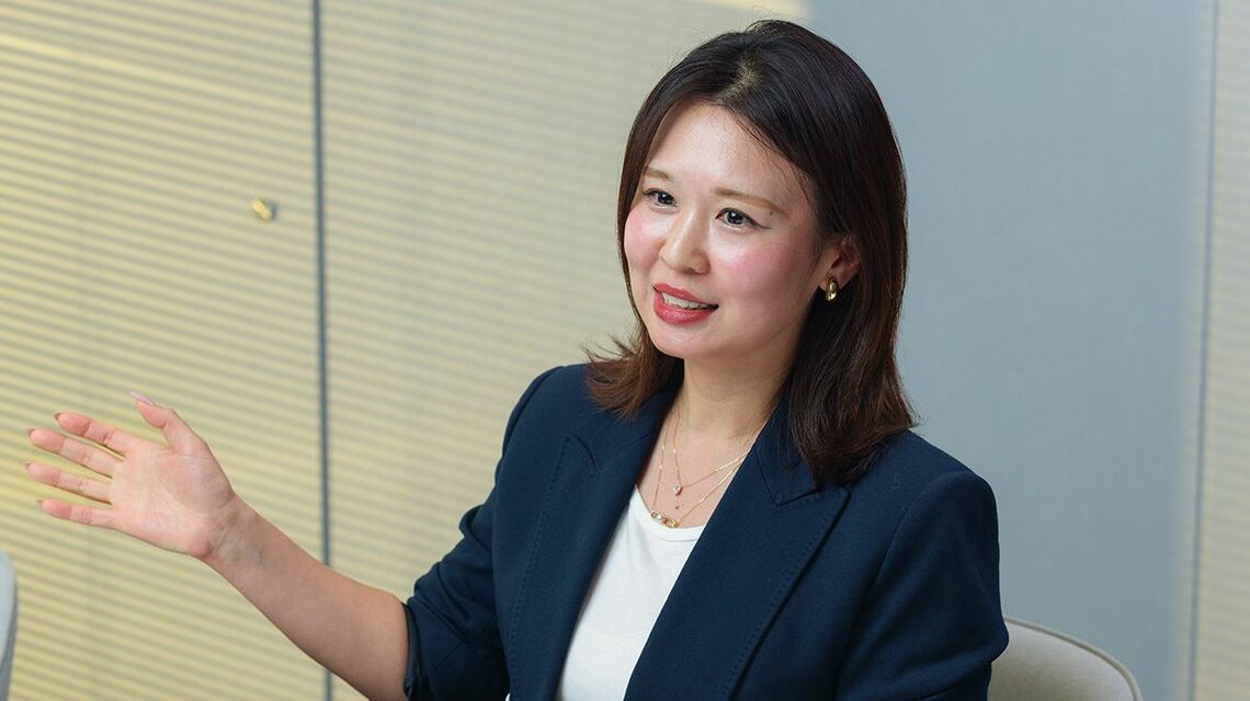 リクルートスタッフィング 特別法人第５ユニット ユニット長 吉村 侑子氏のインタビューカット