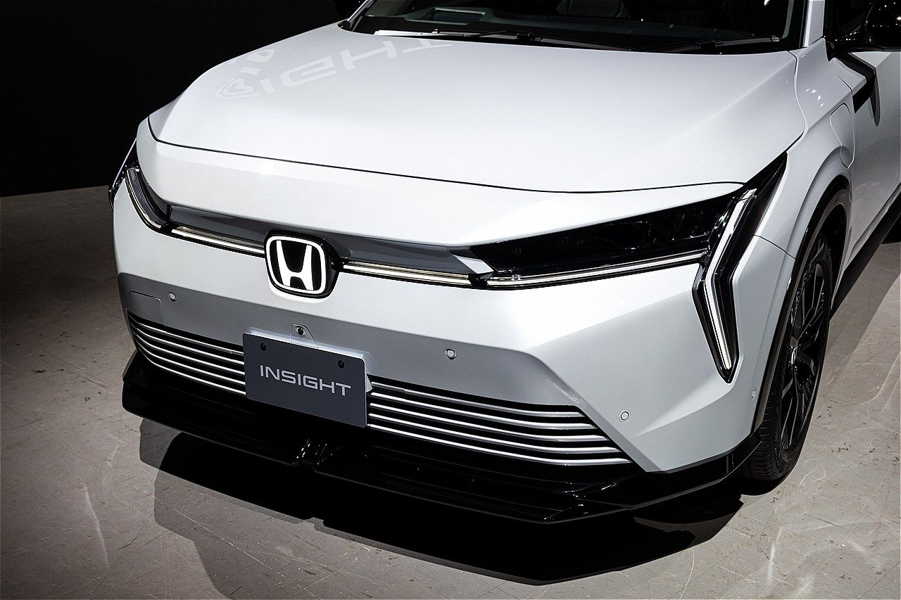 ホンダが2026年春発売を予定している新型BEV「インサイト」（写真：三木 宏章）