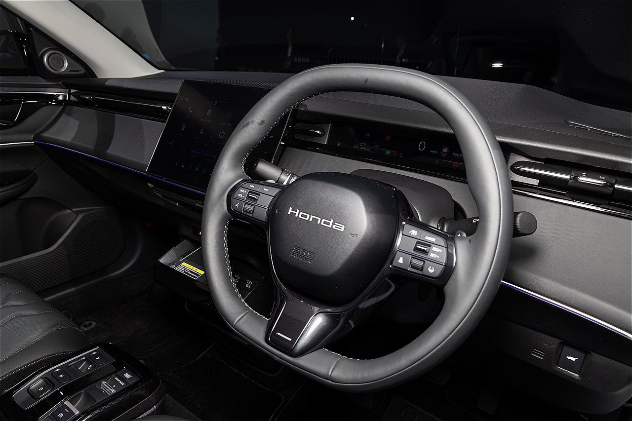 ホンダが2026年春発売を予定している新型BEV「インサイト」（写真：三木 宏章）