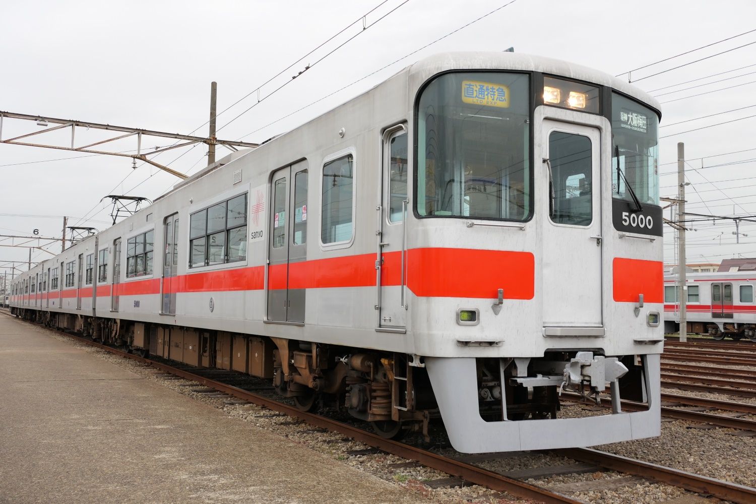 山陽電車　5000系　直通特急・阪神大阪梅田行き