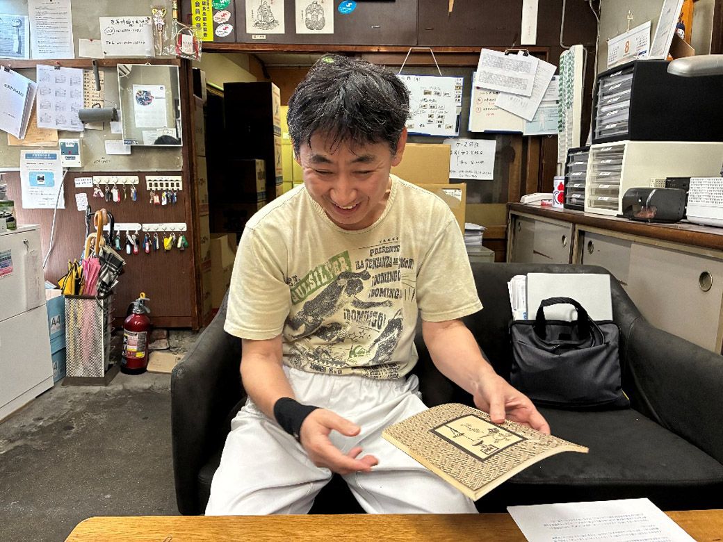 朗らかな笑顔がトレードマークのジャック製菓社長 中野幹さん（筆者撮影）