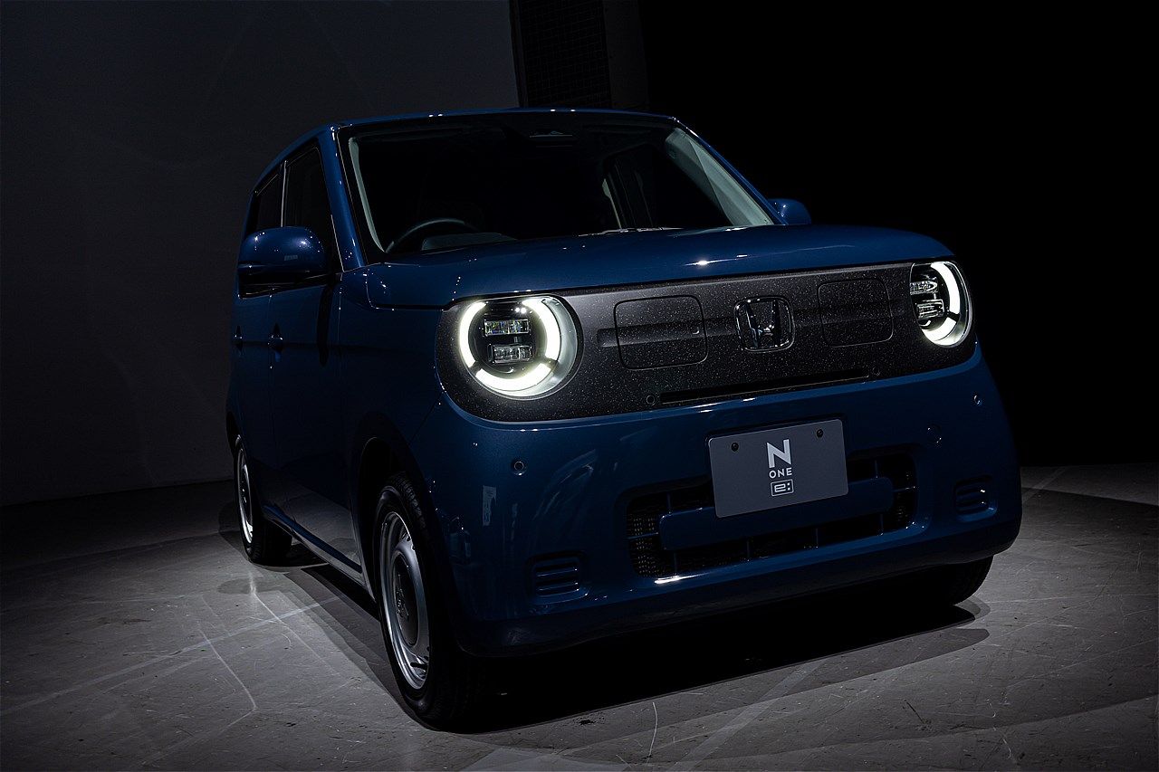 ホンダの新型軽自動車EV「N-ONE e:」（写真：三木 宏章）
