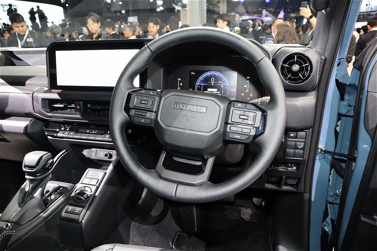 ジャパンモビリティショー2025に展示されていたトヨタ「ランドクルーザーFJ」（筆者撮影）