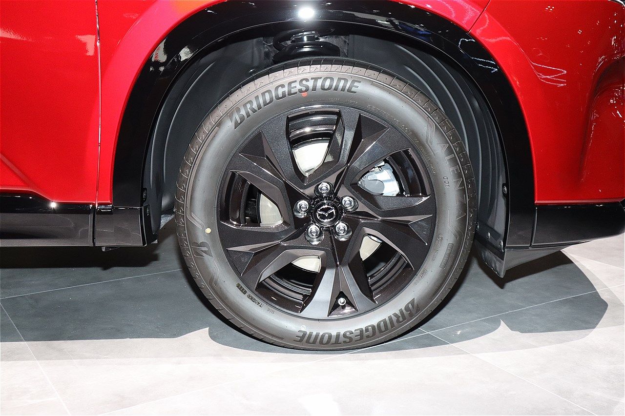 ジャパンモビリティショー2025に展示されたマツダの新型「CX-5」（筆者撮影）